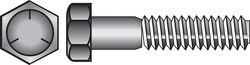 HILLMAN 1/2 in. D X 1 in. L Heat Treated Zinc Steel Hex Head Cap Screw 50 pk