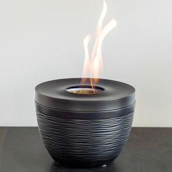 Sterno 8 in. W Steel Round Gel Fire Pit