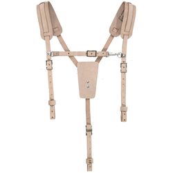 Klein Tools Leather Suspenders Tan