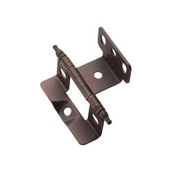 Amerock 1-5/8 in. W X 2-7/8 in. L Oil Rubbed Bronze Steel Cabinet Hinge 1 pk
