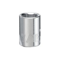 Craftsman 7/16 in. X 3/8 in. drive SAE 6 Point Shallow Socket 1 pc