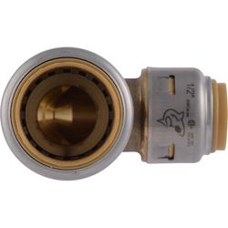 SharkBite Push to Connect 3/4 in. PTC each X 1/2 in. D Brass Reducing Elbow
