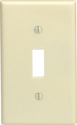 Leviton Ivory 1 gang Thermoset Plastic Toggle Wall Plate 1 pk