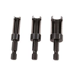Milescraft 1/4 in. D Plug Cutter Set