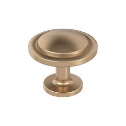 Amerock Everyday Basics Loop Round Cabinet Knob 1-3/16 in. D 1 in. Champagne Bronze 1 pk