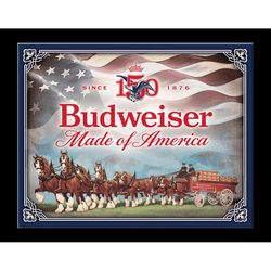 Desperate Enterprises Budweiser 16 in. H X 12.5 in. L Tin Sign