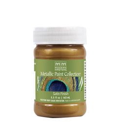 Modern Masters Metallic Paint Collection Satin Brass Water-Based Metallic Paint 5.5 oz