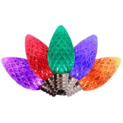 Holiday Bright Lights LED C7 Multicolored 25 ct Replacement Christmas Light Bulbs