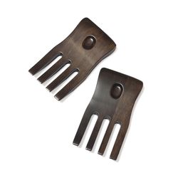 Lipper International Walnut Beechwood Salad Hands