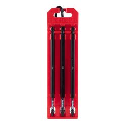 Norske Hex SQ2 X 6 in. L Bit Clip S2 Tool Steel 3 pk