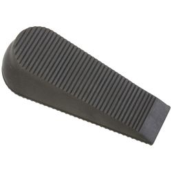 National Hardware 6 in. L Rubber Gray Wedge Door Stop Mounts to floor .75 in.