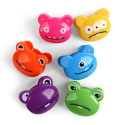 KIKKERLAND Assorted ABS Plastic Monster Bag Clips