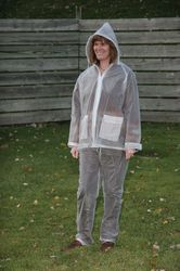 Boulder Creek Clear Vinyl Three Piece Rain Suit X-Large 11 mil