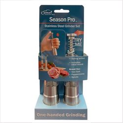 Jokari Clear Stainless Steel Spice Grinder 3 oz