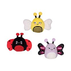 Pet Shop by Fringe Studio For Dog Multicolored Plush We're Super Fly Dog Toy