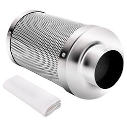 iPower 11.61 in. H X 7.6 in. W Round Carbon Filter 1 pk