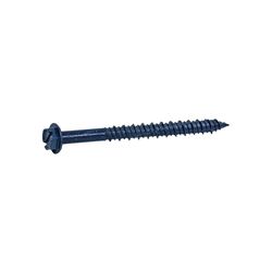 Grip-Rite 3/16 in. wire X 2-3/4 in. L Slotted Hex Washer Head Coarse Concrete Screws