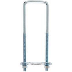 Hampton 5/16 in. X 2 in. W X 6-3/4 in. L Coarse Zinc-Plated Steel Square Bend U Bolt