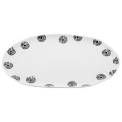Karma Milo White Stoneware Platter 1 pk