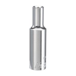 Craftsman 1/4 in. X 3/8 in. drive SAE 6 Point Deep Deep Socket 1 pc