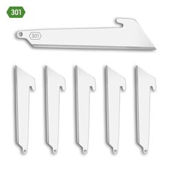 Outdoor Edge Stainless Steel Utility Replacement Blade Set 3 in. L 6 each