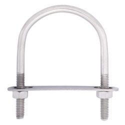 Hampton 5/16 in. X 2-1/2 in. W X 3-1/2 in. L Coarse Stainless Steel U-Bolt