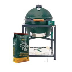 Big Green Egg 29 in. 2XL EGG Package with Modular Nest Charcoal Kamado Grill and Smoker Green