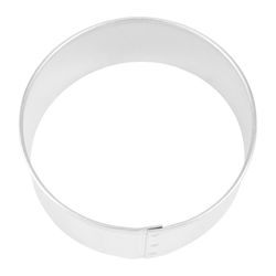 R&M International Silver Steel Cookie Cutter