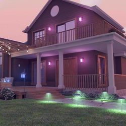 Feit OneSync Bronze Solar Powered/Remote 1 W LED Spotlight 1 pk