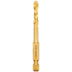 DeWalt Impact Ready 13/64 in. X 3-7/64 in. L High Speed Steel Drill Bit Quick-Change Hex Shank 1 pc