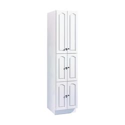 Hardware House Aspen 78 in. H X 18 in. W X 21 in. D Gloss White Bath Storage Cabinet