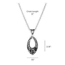 Montana Silversmiths Women's Shadow & Shine American Made Necklace