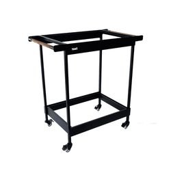 TeakHaus 32 in. L X 19 in. W X 35 in. Teak Wood Cutting Board Cart