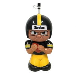 Party Animal TeenyMates 16 oz Multicolored BPA Free Pittsburgh Steelers Water Bottle