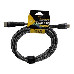ROX Type C to iPhone 3.3 FT Cell Phone Charger