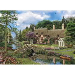 Eurographics Dominic Davison Cobble Walk Cottage Jigsaw Puzzles Multicolored 500 pc