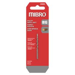 Richelieu Mibro #6 X 2.5 in. L Steel Screw Pilot Pilot Drill Bit Straight Shank 1 pk