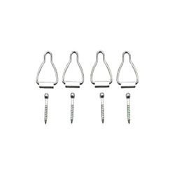 Ace Black/Silver Aluminum Spline Channel Bail Latch 1 pk