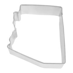 R&M International Corp 3 in. W X 4 in. L Arizona State Cookie Cutter Silver 1 pc