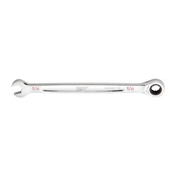 Milwaukee 5/16 in. X 5/16 in. 12 Point SAE I-Beam Ratcheting Combination Wrench 0.71 in. L 1 pc