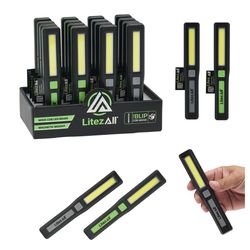 LitezAll 100 lm Assorted LED C.O.B. Work Light AAA Battery