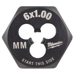 Milwaukee Metric M6x1.0 mm Hex Threading Die