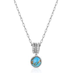 Montana Silversmiths Women's Trailing Turquoise Necklace