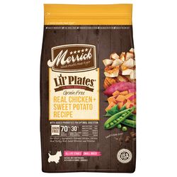 Merrick Lil Plates Adult Chicken and Sweet Potato Dry Dog Food Grain Free 4 lb