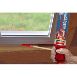 Soudal Soudafoam Champagne Polyurethane Foam Expanding Sealant 12 oz.