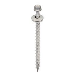 Acorn International No. 12 Sizes X 2-1/2 in. L Hex Hex Head Sheet Metal Screws 250 pk