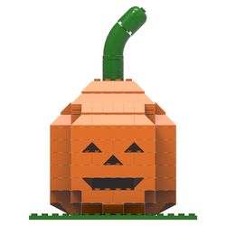 Ace Pumpkin Block Set Green/Orange 383 pc