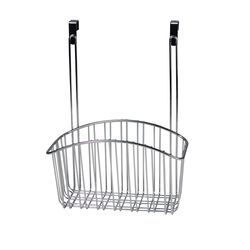 Spectrum Contempo 14 in. H X 6.5 in. W X 10.5 in. L Chrome Cabinet Door Organizer Silver