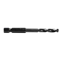 Century Drill & Tool Impact Pro 9/64 in. X 2-3/4 in. L M2 Steel Drill Bit Hex Shank 1 pc