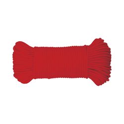 Ace 5/32 in. D X 100 ft. L Red Braided Polyester Paracord